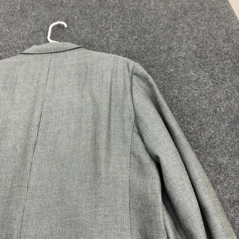 Burberry Sport Coat Mens 44 Long Grey Wool Silk Kensington Blazer Classic Luxury